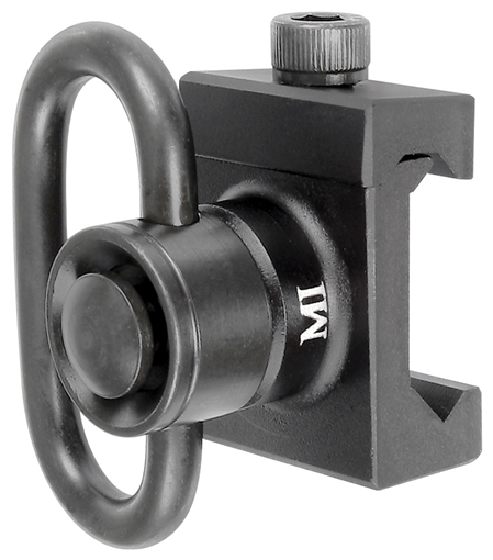 Picture of Midwest Industries Heavy Duty Front Sling Adapter, Fits Picatinny, Quick Detach, Black MCTAR-08HD MCTAR08HD