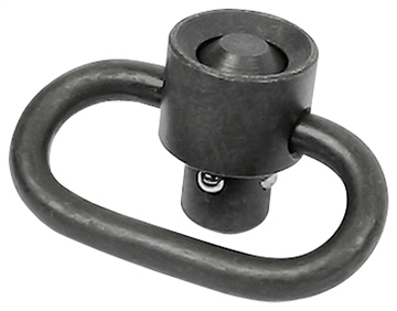 Picture of Midwest Industries Heavy-Duty Swivel 1.25" Quick Detach/Push Button Black Manganese Phosphate Steel MIHDFS