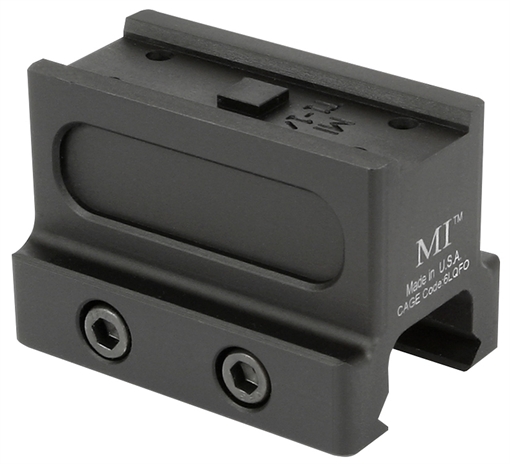 Picture of Midwest Industries T1/T2 RED DOT OPTIC MOUNT LOWER 1/3 BLACK MI-T1-1/3