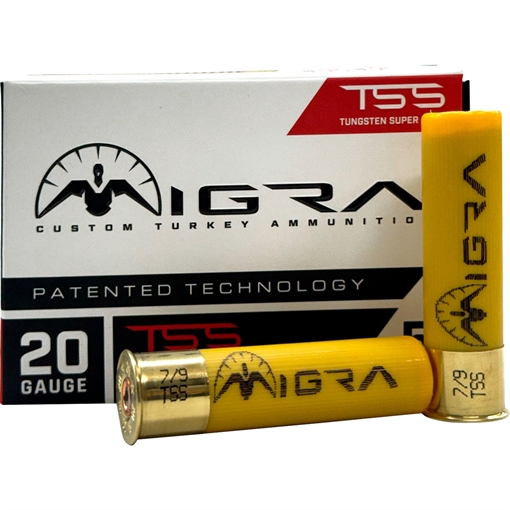 Picture of Migra Ammunitions Migra Staxd TSS Turkey Load 20 ga. 3 in. 1 5/8 oz. 7-9 Shot 5 rd. T-20-79-1-58 T2079158