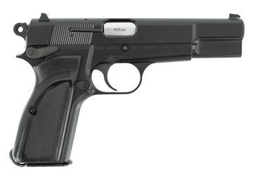 Picture of Inglis Manufacturing Inglis L9A1, Single Action, Metal Frame Pistol, Full Size, 9MM, 4.7" Barrel, Chromate Finish, Black,3 Dot Sights, 15 Rounds, 2 Magazines 12000000