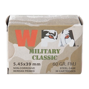 Picture of Wolf 5.45X39MM 60GR BIMETAL FULL METAL JACKET 30/BOX MC545BFMJ