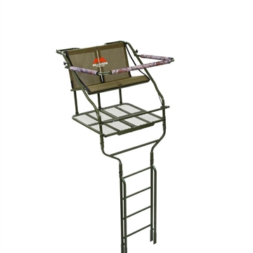 Picture of Millennium 18' Double Ladder Stand Includes Safe-Link 35' Safety Line - MOTOR FREIGHT ONLY L-220-SL
