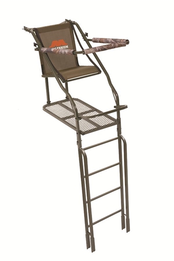 Picture of Millennium 21' Ladder Stand W Double-Size Platform & Safe-Link 35' Safety Line - MOTOR FREIGHT ONLY L-110-SL