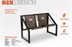 Picture of Millennium B2X 2-person Bench B-002-2X
