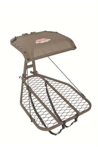 Picture of Millennium M50 Steel Leveling Hang-On Tree Stand With Footrest Includes Safe-Link 35' Safety Line M-050-SL