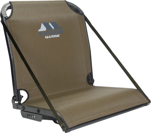 Picture of MILLENNIUM MARINE B100 BOAT SEAT W/ ARM REST STRAPS GREEN B100GN