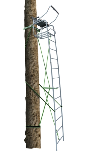 Picture of MILLENNIUM TREESTANDS MAN 17' FINAL SHOT SGL LADDER STAND W/JAWS OT-202