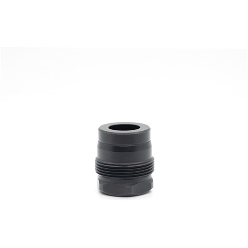 Picture of Rearden Manufacturing Group Llc MINI MUZZLE BRAKE 0.675 3/4-20 THREAD SQUARE SHOULDER BLACK 10028