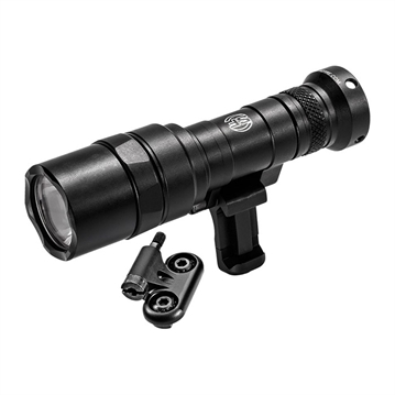 Picture of Surefire M340C Scout Pro Flashlight, LED, 500 Lumens, Black Finish, 1913 Picatinny Mount installed, MLOK Mount included, Z68 On/Off Tailcap M340C-BK-PRO M340CBKPRO