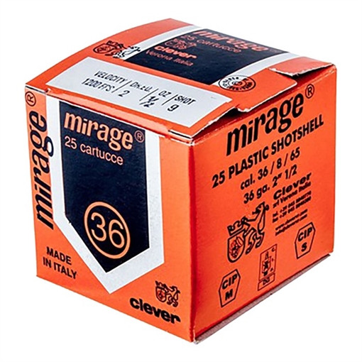Picture of Clever MIRAGE SUPER TARGET .410 BORE 2-1/2'' 1/2OZ #7.5 SHOT 250/CS CMSTSC4175