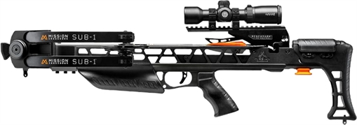 Picture of MISSION ARCHERY CROSSBOW SUB-1 PACKAGE 385FPS BLACK XK031