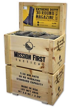 Picture of MISSION FIRST TACTICAL AMMO CRATE DUMP BIN DISPLAY OF 400 EXDPM556 30 ROUND 5.56 MAGS DROPSHIP ONLY MFTEXDPM556ACDB400