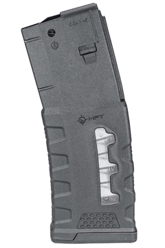 Picture of Mission First Tactical MFT Window EXD Polymer Magazine, 223 Remington/556NATO, .300 AAC Magazine, 30 Rounds, Fits AR Rifles, Polymer, Black EXDPM556-W-BL EXDPM556WBL