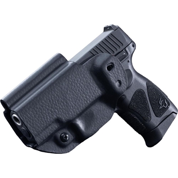Picture of Mission First Tactical Leather Hybrid IWB/OWB Holster for Taurus PT111/G2/G2C/G2S/G3c Black Ambi H3-TU-1-BLK2
