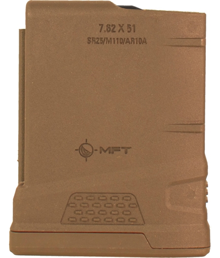 Picture of MISSION FIRST TACTICAL MAGAZINE AR10 308 SDE 10RD 10EXD762X51-SDE