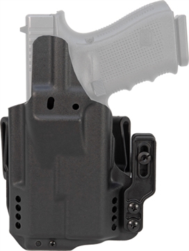 Picture of Mission First Tactical Pro Holster, Inside Waistband Holster, Ambidextrous, Fits Glock 19 with Streamlight TLR 7, Kydex, Includes 1.5" Belt Attachment, Black H5-GL-1-WL-7 H5GL1WL7