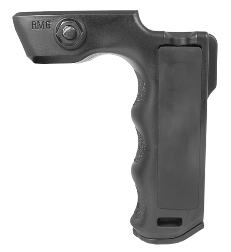 Picture of Mission First Tactical React Vertical Grip Black Polymer Magwell Mounted for AR-15, M4, M16, HK 416 RMG