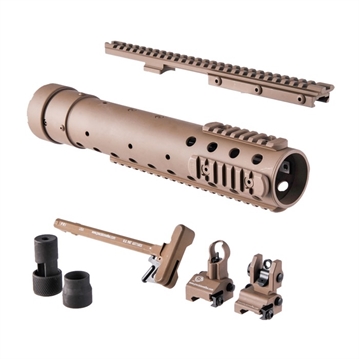 Picture of Precision Reflex MK 12 MOD H GEN III DIY KIT W/PRI REAR SIGHT RECCE RAIL FDE 05-MKH-PR-RR-DE