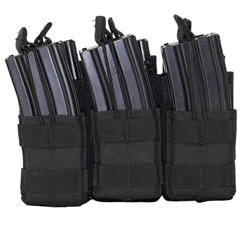 Picture of MKS Full Forge Gear Triple Magazine Pouch Black 22-505-BMP3