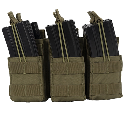 Picture of MKS Full Forge Gear Triple Magazine Pouch Green 22-506-GMP3
