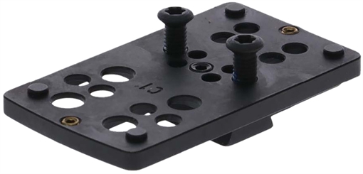 Picture of TruGlo TG Pistol Red Dot Sight Mount Black Nitride Fortress Steel Trijicon RMR Mount TG TG8950C2
