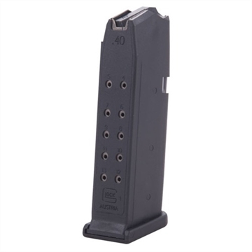 Picture of GLOCK OEM Magazine, 40 S&W, 13 Rounds, For GLOCK 23, Cardboard Style Packaging, Black MF23013