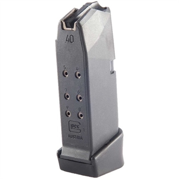 Picture of GLOCK Magazine, 40 S&W, 10 Rounds, For Glock OEM 27, Polymer, Black MF00285