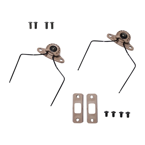 Picture of Unity Tactical MODULAR ATTACHED RAIL KIT (MARK) 2.0 W/OPS CORE FDE HLM-MAFK