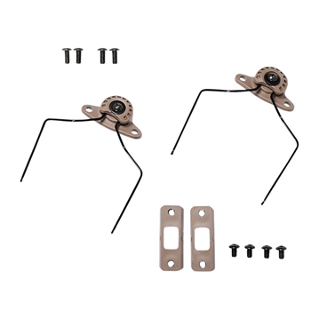 Picture of Unity Tactical MODULAR ATTACHED RAIL KIT (MARK) 2.0 W/OPS CORE FDE HLM-MAFK