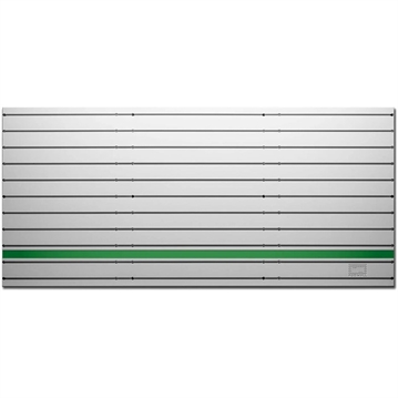 Picture of Tactical Walls MODWALL PANEL 48''WX22''H DOLPHIN GRAY W/GREEN LINE HERO STRIP MWPANELDGREYGREEN