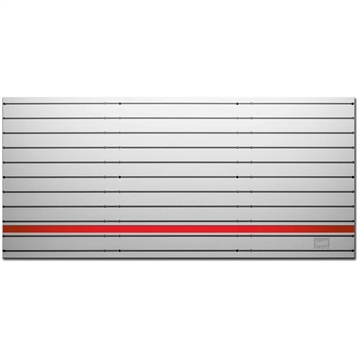 Picture of Tactical Walls MODWALL PANEL 48''WX22''H DOLPHIN GRAY W/RED LINE HERO STRIP MWPANELDGREYRED