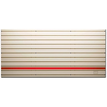 Picture of Tactical Walls MODWALL PANEL 48''WX22''H TAN W/RED LINE HERO STRIP MWPANELTANRED