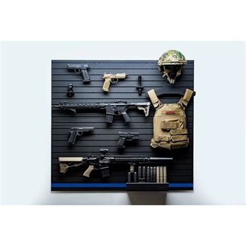 Picture of Tactical Walls MODWALL PATRIOT PACK STANDARD W/BLUE LINE STRIP MWPATRIOTBLUE