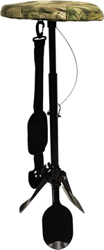 Picture of Mojo Outdoors Mud Seat Black Steel/Plastic HW2203