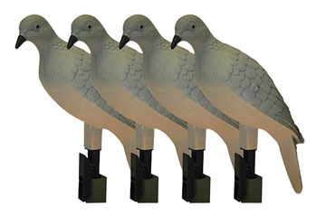 Picture of Mojo Outdoors Clip On Dove Species Natural Plastic 4 Per Pack HW9004