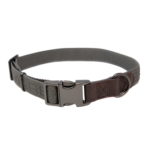 Picture of MoMarsh Adjustable Dog Collar 15"-23" Gun Metal Grey 34203