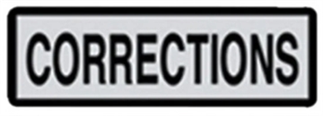 Picture of Monadnock Products Shield Decal Corrections 5'' X 23'' 1352326