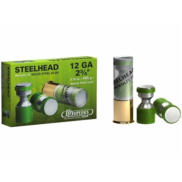 Picture of Ddupleks Usa 12 GAUGE 2-3/4'' 1-1/8OZ STEEL SLUGS 5/BOX 12M3212