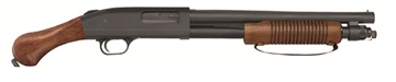 Picture of Mossberg 590, Nightstick, TALO, Pump, 12 Gauge, 3" Chamber, 14.375", Black, Wood Grip, 5 Round, 26.5" Overall Length, Bead Sight 50651