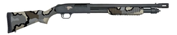 Picture of MOSSBERG 590 SGP 12GA 18.5IN BBL MATTE BLUE SYNTHETIC KUIU CAMO 5RD 52145