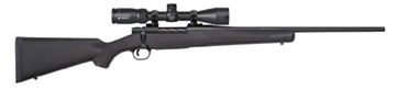 Picture of Mossberg Patriot 25-06 Rem Caliber with 5+1 Capacity, 22" Fluted Barrel, Matte Blued Metal Finish & Black Synthetic Stock Right Hand (Full Size) Includes Vortex Crossfire II 3-9x40mm Scope 28054