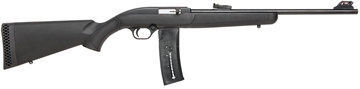 Picture of Mossberg 702 Plinkster Full Size 22 LR 25+1 18" Blued Steel Barrel, Blued 3/8" Dovetail Receiver, Black Fixed Synthetic Stock, Right Hand 37073