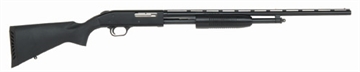Picture of Mossberg 500 Bantam Youth 410 Gauge Pump 3" 5+1 24" Blued Vent Rib Barrel, Blued Steel Receiver, Fixed Black Synthetic Stock, Right Hand, Fixed Full Choke 50112