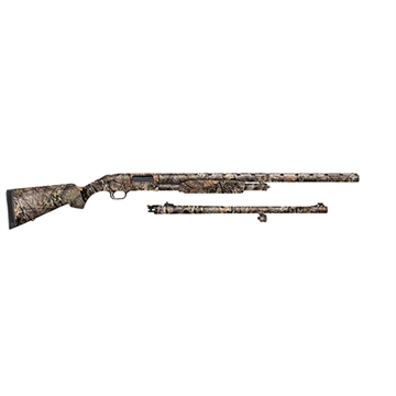 Picture of Mossberg 500 Combo 12 Gauge 3" 5+1 Overall Mossy Oak Break-Up Country 28" Vent Rib/24" Slugster Barrels, Steel Receiver, Dual Extractors, Fixed Synthetic Stock, Includes Accu-Set Choke 52282