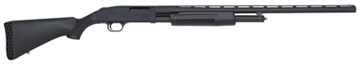 Picture of Mossberg 500 FLEX All Purpose Full Size 12 Gauge Pump 3" 5+1 28" Matte Blued Vent Rib Barrel, Matte Blued Steel Receiver, Flex Black Synthetic Stock, Right Hand, Accu-Set Chokes 50121
