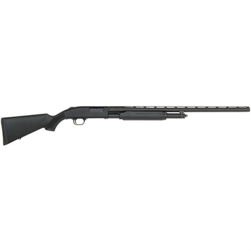 Picture of Mossberg 500 All Purpose Full Size 12 Gauge Pump 3" 5+1 28" Matte Blued Vent Rib Barrel, Matte Blued Integral Scope Mount Steel Receiver, Fixed Black Synthetic Stock, Right Hand, Accu-Set Chokes 56420