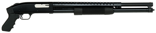 Picture of Mossberg 500 Tactical Blued 12 Gauge 20" 3" 7+1 Fixed Pistol Grip Stock 015813505802 -