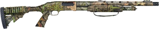 Picture of Mossberg 500 Tactical 12 Gauge 5+1 3" 20" Vent Rib Barrel, Dual Extractors, Overall Mossy Oak Obsession, Synthetic 6 Position Stock w/Shell Holder, Includes X-Factor Ported Choke 53265