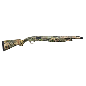 Picture of Mossberg 500 Full Size 12 Gauge Pump 3" 5+1 20" Mossy Oak Obsession Vent Rib Barrel & Integral Scope Mount Steel Receiver, Fixed Mossy Oak Obsession Synthetic Stock, X-Factor Ported Choke 52280